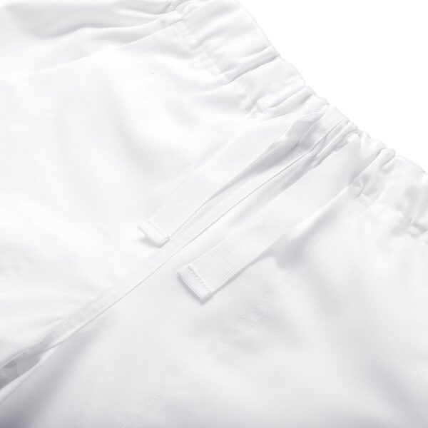Meclo spodnie medyczne damskie białe na gumce KIM