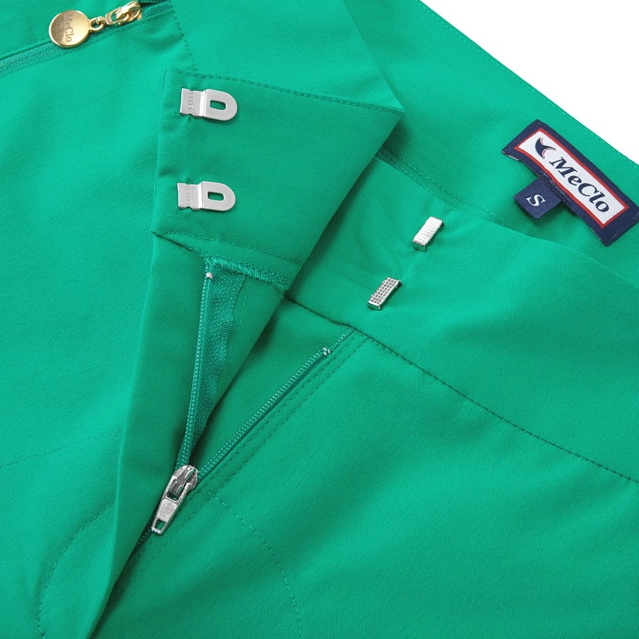 Meclo spodnie mydyczne damskie cygaretki zielone TOSCA