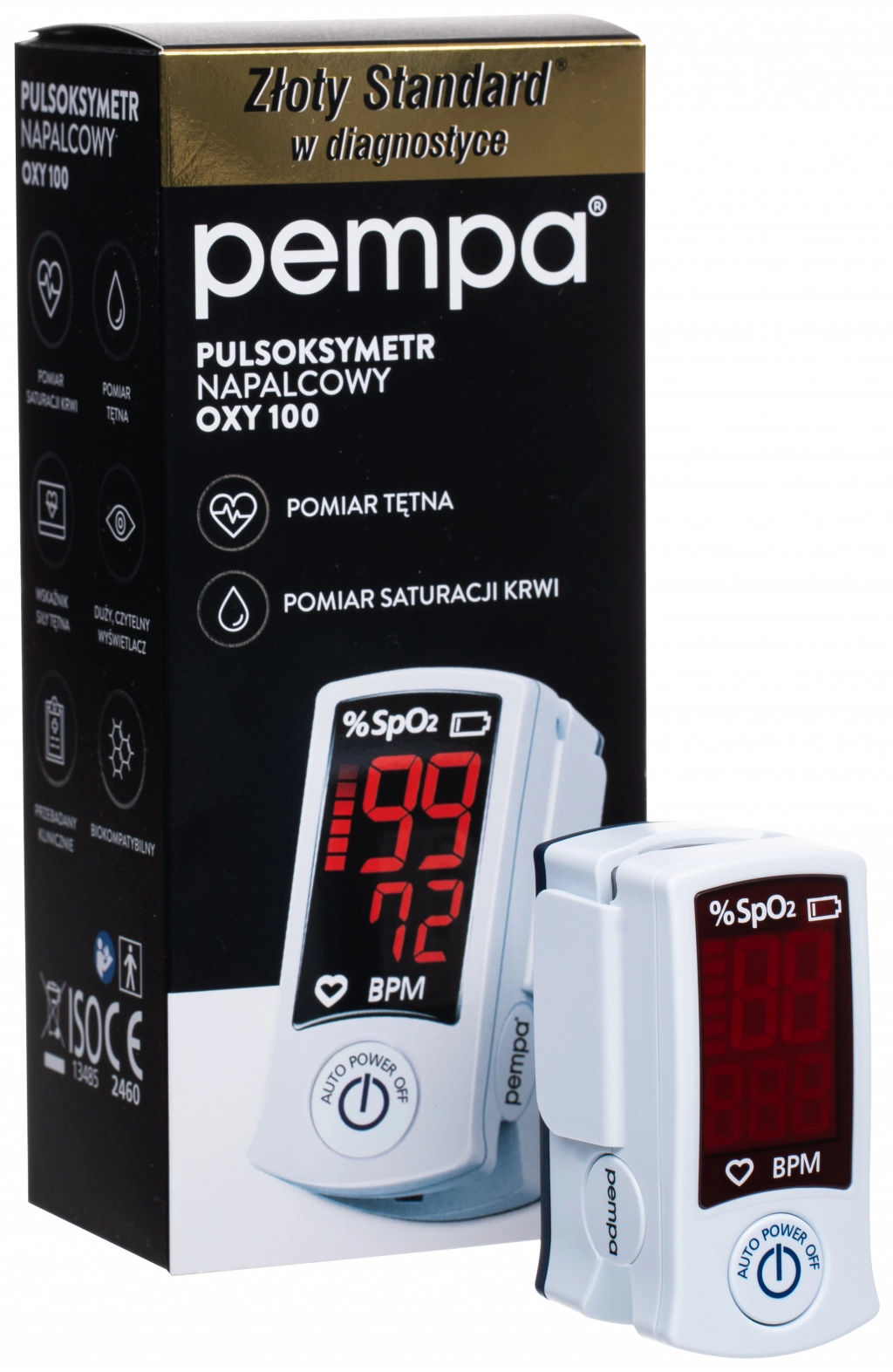 Pempa - Pulsoksymetr napalcowy OXY 100
