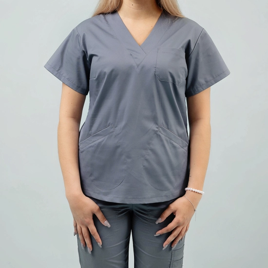 Women's medical blouse IGA gray