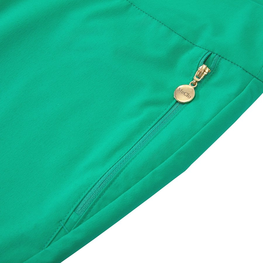 Meclo spodnie mydyczne damskie cygaretki zielone TOSCA