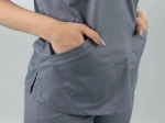 Women's medical blouse IGA gray