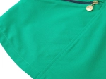 Meclo bluza medyczna damska zielona z dekoltem na zamek EMMA III