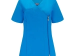 Ladies' medical zip top INES - blue