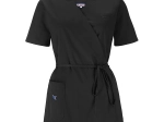 Women's medical blouse with binding ULA black