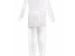 White medical protective suit