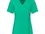 Ladies' medical zip top INES - green