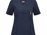 Ladies' medical zip top INES - navy blue