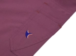 Meclo spodnie medyczne damskie bordowe na gumce KIM